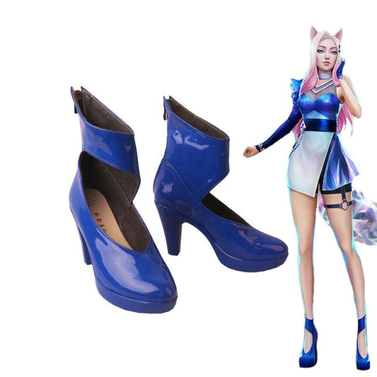 game lol kda all out ahri cosplay props shoes