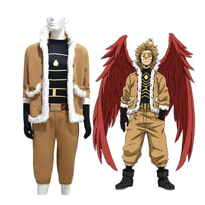 anime my hero academia wing hero hawks keigo takami cosplay costume