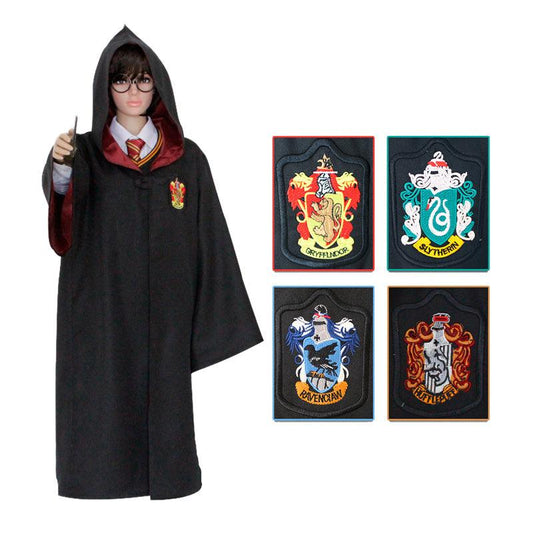 Movie Harry Potter Gryffindor and The Four Houses of Hogwarts Cosplay Magic Robe