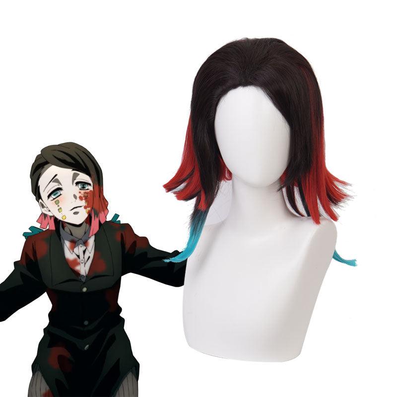 anime demon slayer kimetsu no yaiba mugen ressha hen tanjirou enmu cosplay wigs