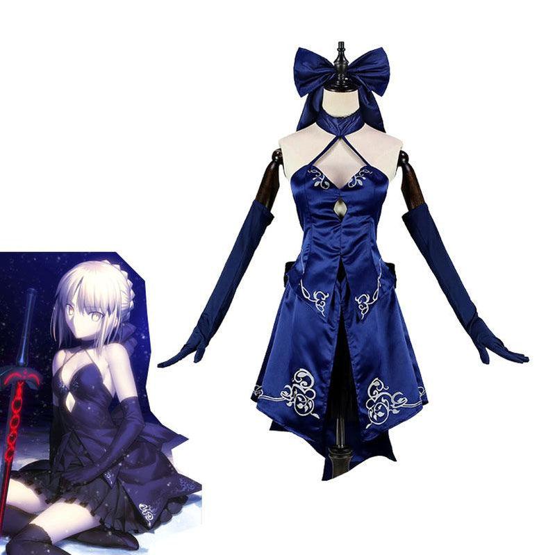 FGO Fate Zero Stay Night Saber Alter 2nd Ver Black Saber Cosplay Costumes