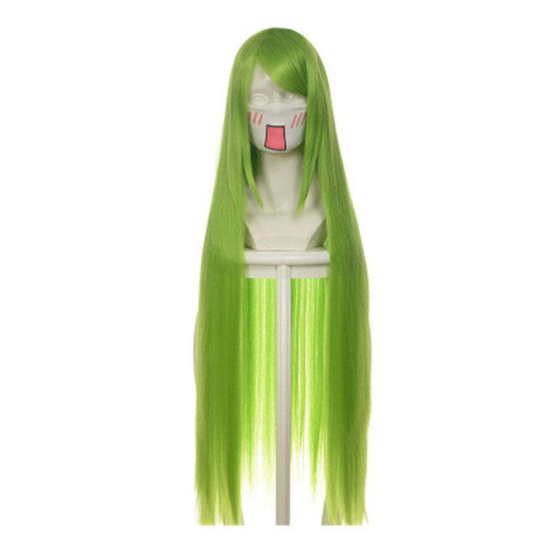 fgo fate grand order enkidu 100cm long green straight cosplay wigs