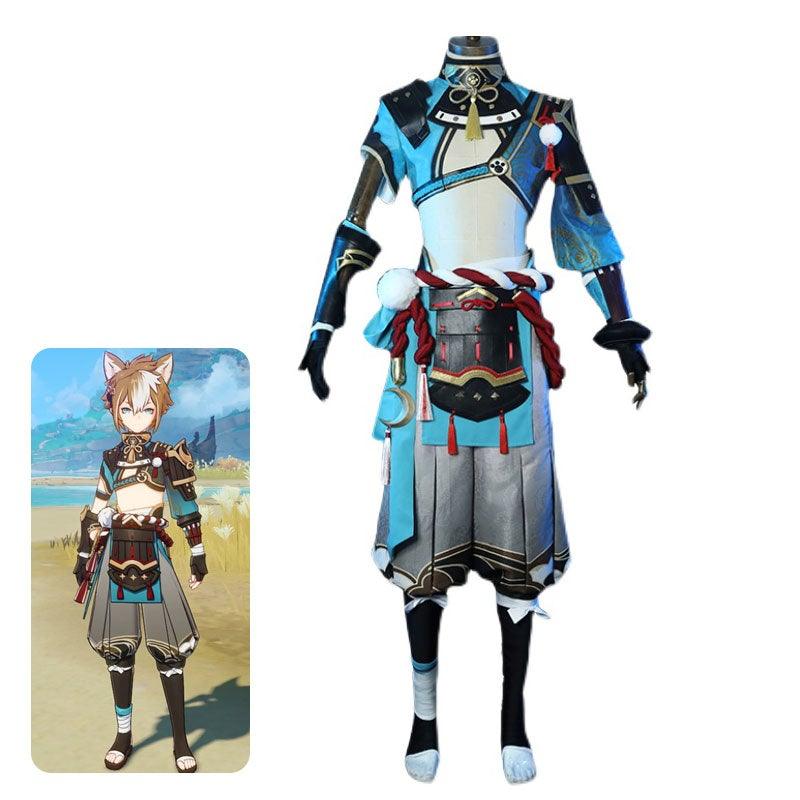 game genshin impact thoma fullsuit cosplay costumes 2