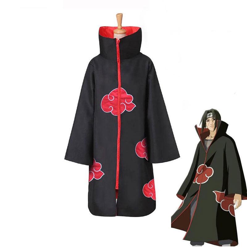 anime naruto akatsuki cosplay costume cloak cape