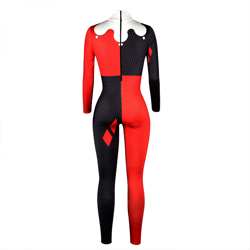 movie birds of prey harley quinn ribbon outfits cosplay costume 1