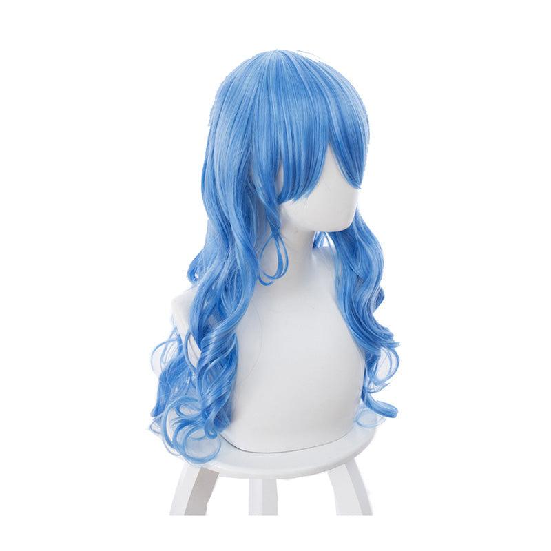 anime date a live yoshino himekawa long blue wavy cosplay wigs