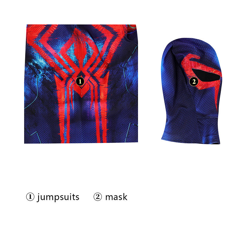 spider man across the spider verse spider man 2099 miguel ohara children jumpsuit cosplay costumes