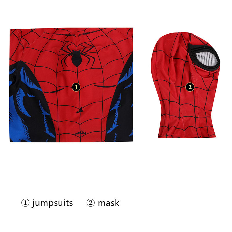 the amazing spider man peter parker jumpsuits cosplay costume 1