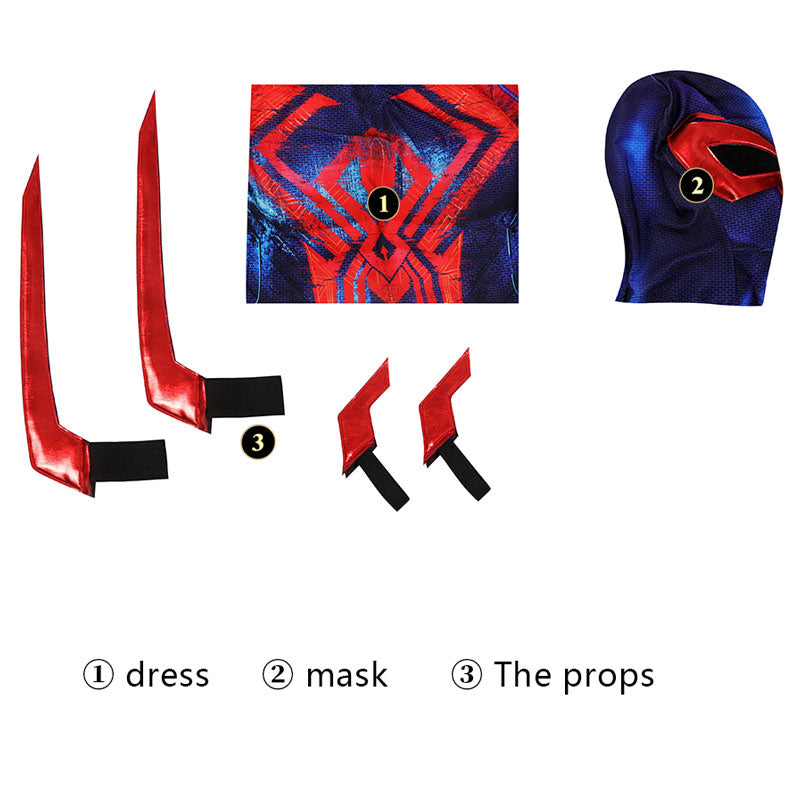 spider man across the spider verse spider man 2099 miguel ohara jumpsuit cosplay costumes