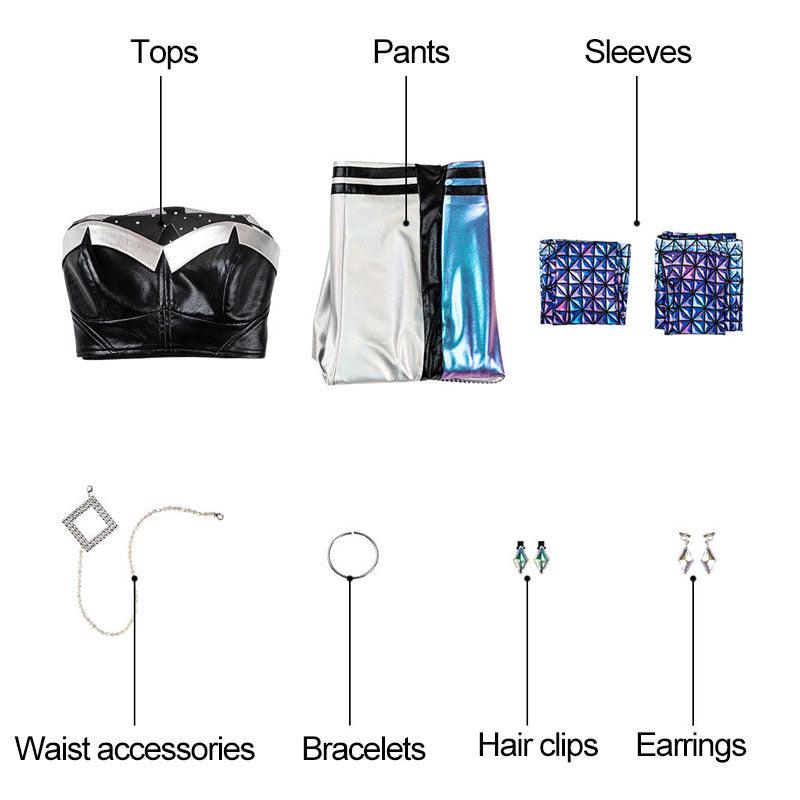 game lol kda all out kaisa fullset cosplay costumes 1