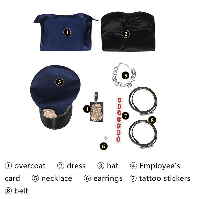 anime my dress up darling marin kitagawa police dress cosplay costumes