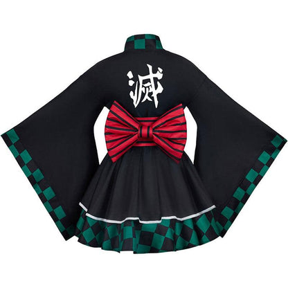 Demon Slayer Kimetsu no Yaiba Kimono Halloween Cosplay Costumes
