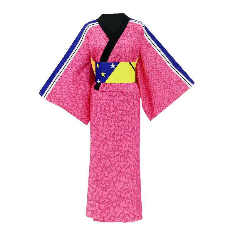 anime my hero academia ochaco uraraka pink kimono cosplay costume