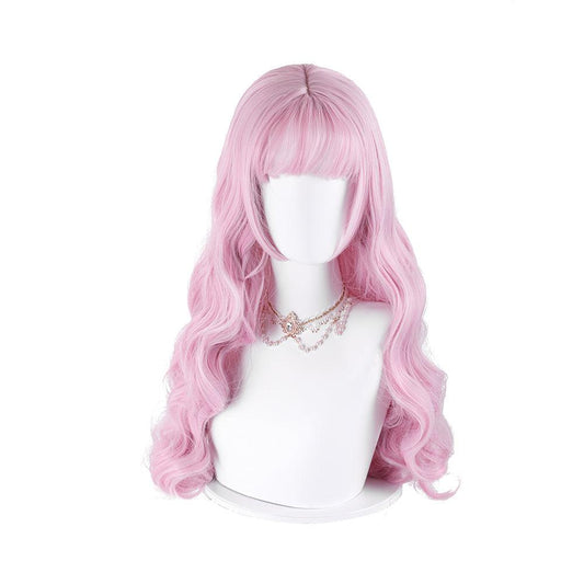 coscrew rainbow candy wigs colorful long curly lolita wig loli 004
