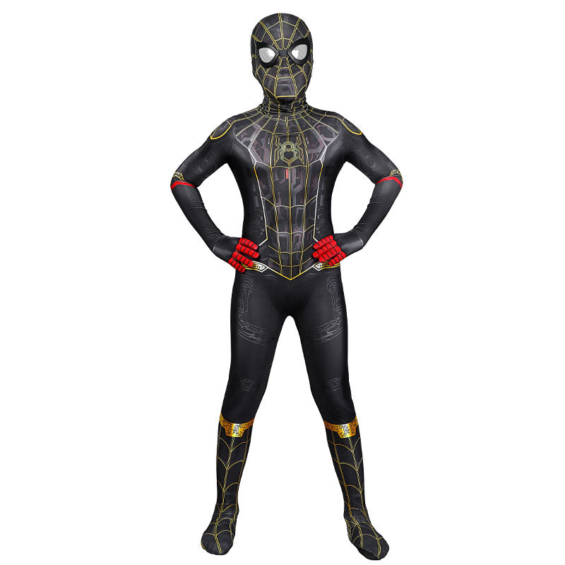 spider man 3 no way home peter parker kids jumpsuit cosplay costumes 2