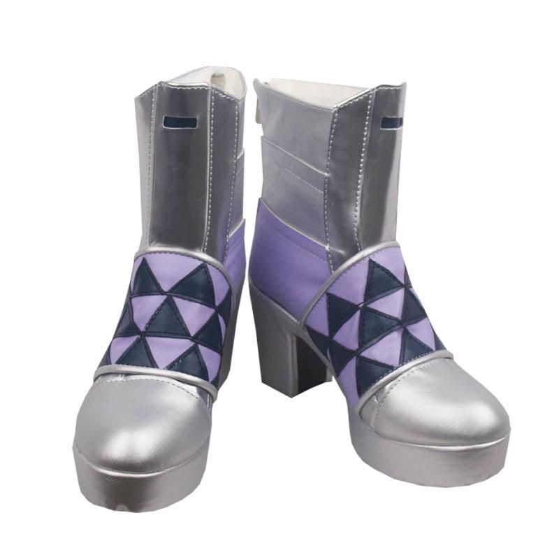 arknights saileach game cosplay purple boots shoes for cosplay carnival