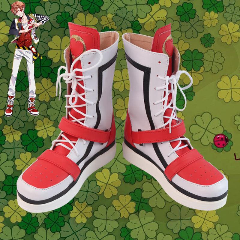 Game Twisted Wonderland Ace Catey Trappola Cosplay Boots Shoes for Carnival - coscrew