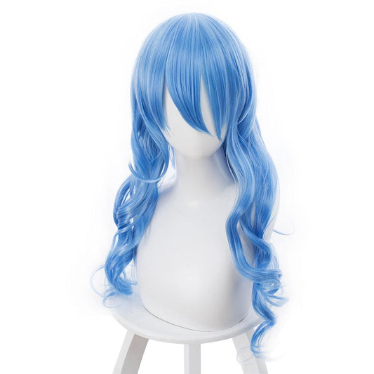 coscrew anime date a live himekawa yoshinohermit blue long cosplay wig 394c
