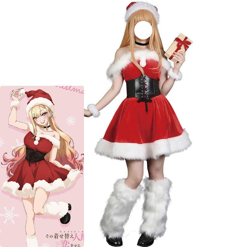 Anime My Dress-Up Darling Marin Kitagawa Christmas Cosplay Costumes 