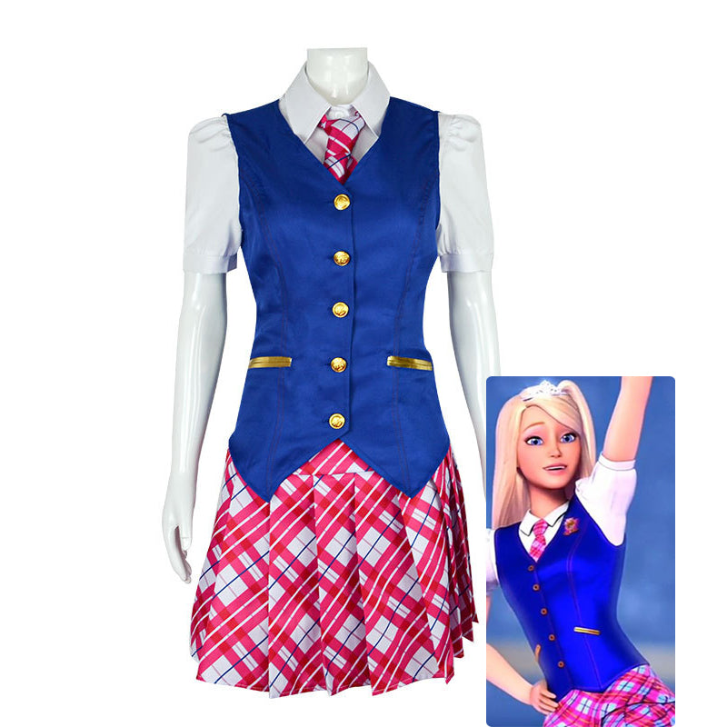 barbie princess charm school delancy devin princess hadley uniform cosplay costumes