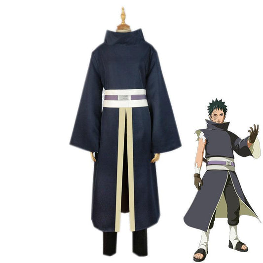 Anime Naruto Uchiha Obito Ninja Set Cosplay Costume