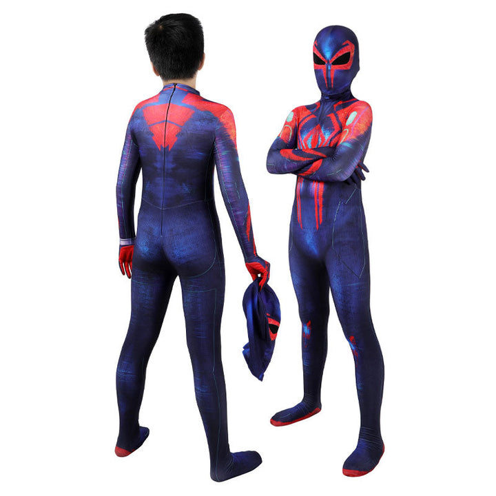spider man across the spider verse spider man 2099 miguel ohara children jumpsuit cosplay costumes