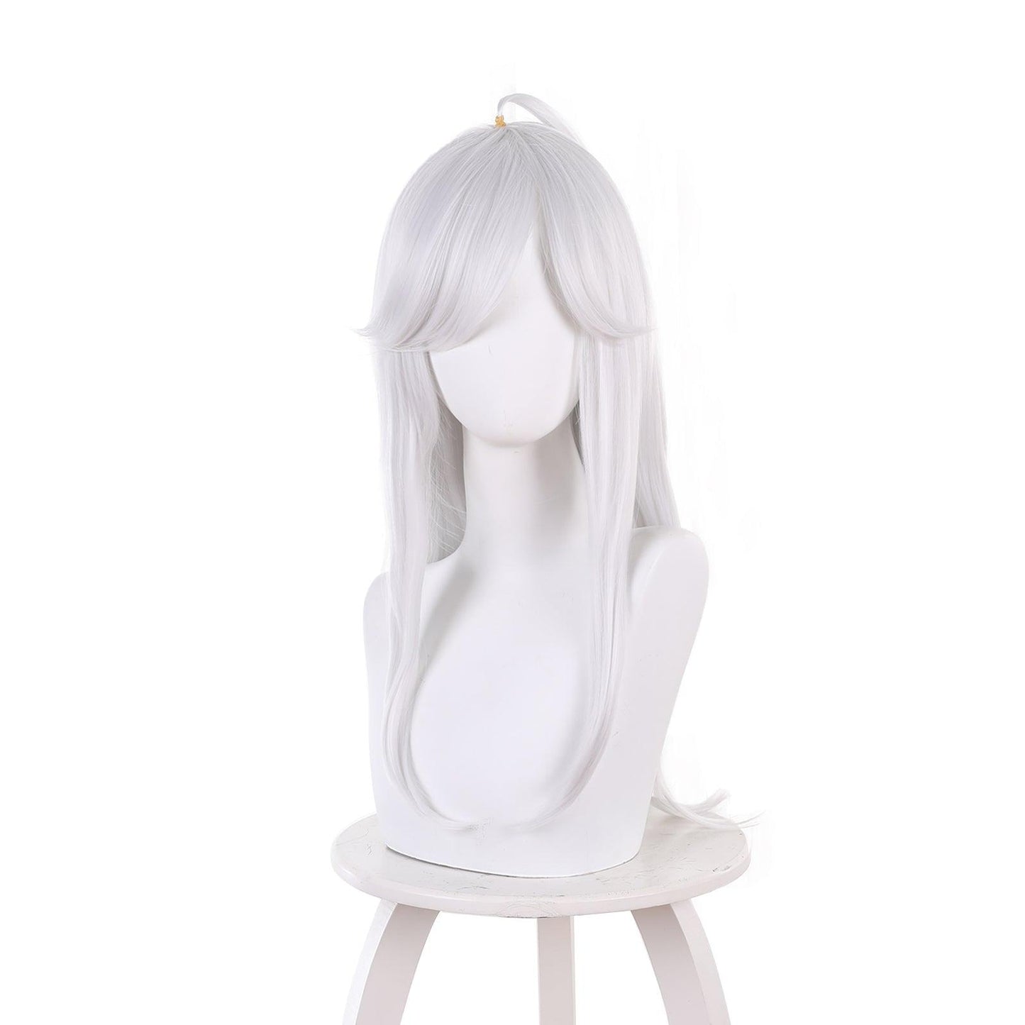 coscrew genshin impact cyno white long cosplay wig 539q