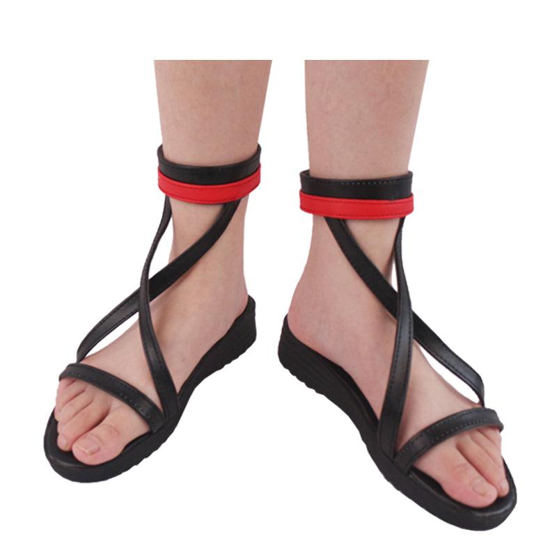 game arknights sora summer flower cosplay sandals shoes for cosplay anime carnival