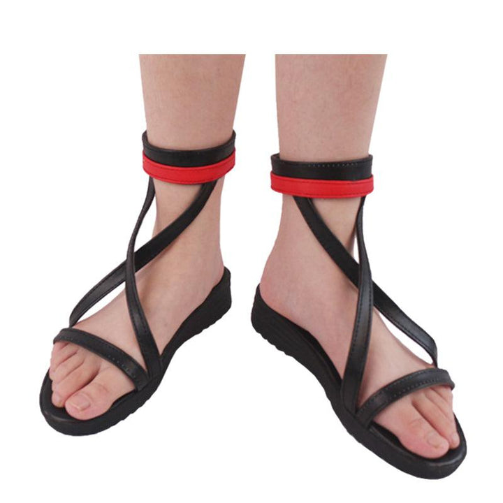 game arknights sora summer flower cosplay sandals shoes for cosplay anime carnival