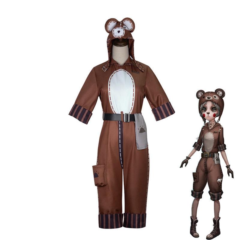 game identity v mechanic bear girl tracy reznik cosplay costume