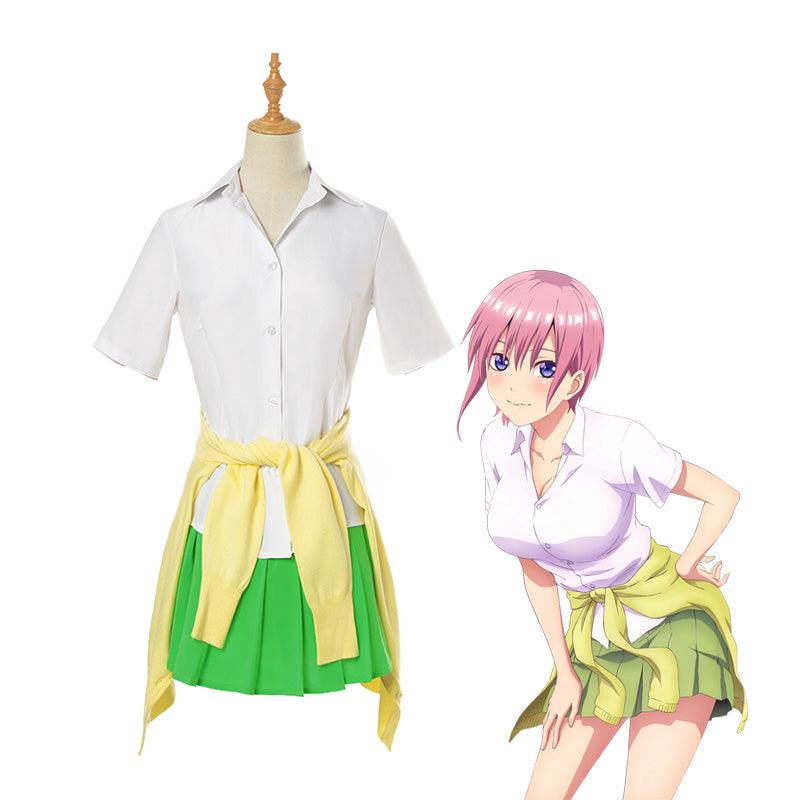 anime the quintessential quintuplets ichika nakano outfits cosplay costume
