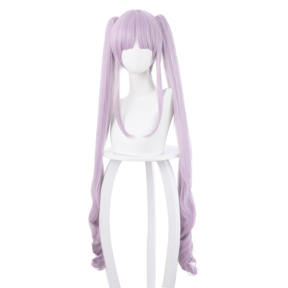coscrew anime princess connect re dive kyoka purple long cosplay wig 499d