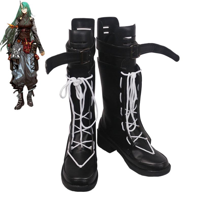 Arknights Hoshiguma The Floating Banner Game Cosplay Boots Shoes for Carnival - coscrew