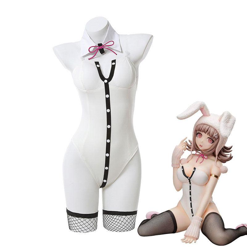 anime danganronpa 2 goodbye despair chiaki nanami bunnysuit cosplay costumes