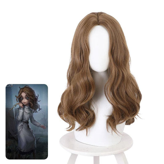 game identity v psychologist eda mesmer brown cosplay wigs