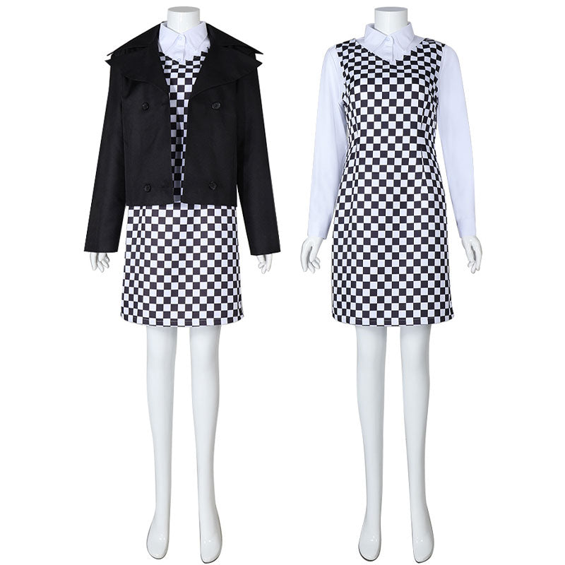 the addams family wednesday addams school uniform cosplay costumes 2