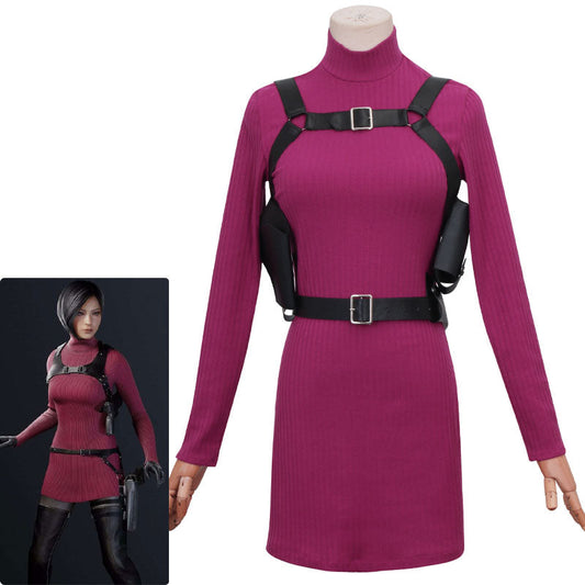Resident Evil 4 Ada Wong Dress Cosplay Costumes
