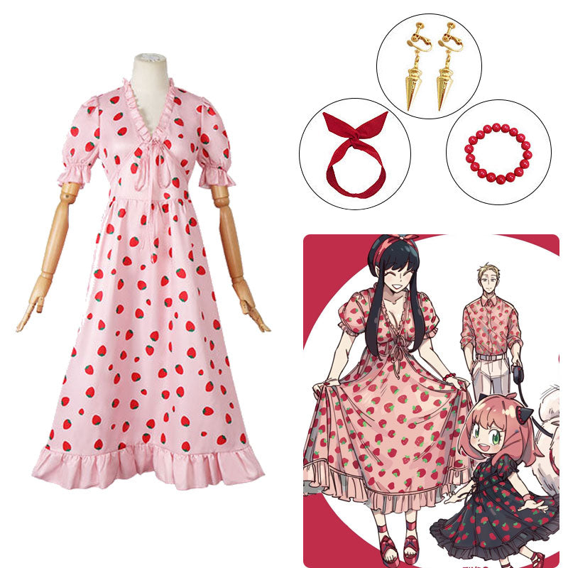 anime spy family yor forger dress cosplay costumes 1