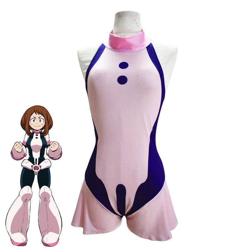 anime my hero academia ochaco uraraka swimsuit cosplay costume