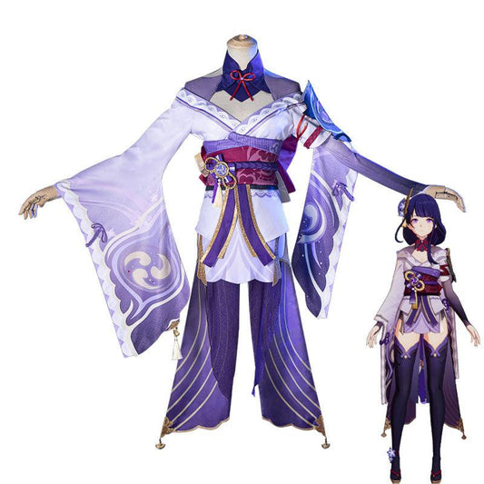 game genshin impact raiden shogun baal fullset cosplay costumes