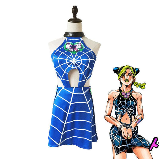 anime jojos bizarre adventure stone ocean jolyne cujoh dress cosplay costume