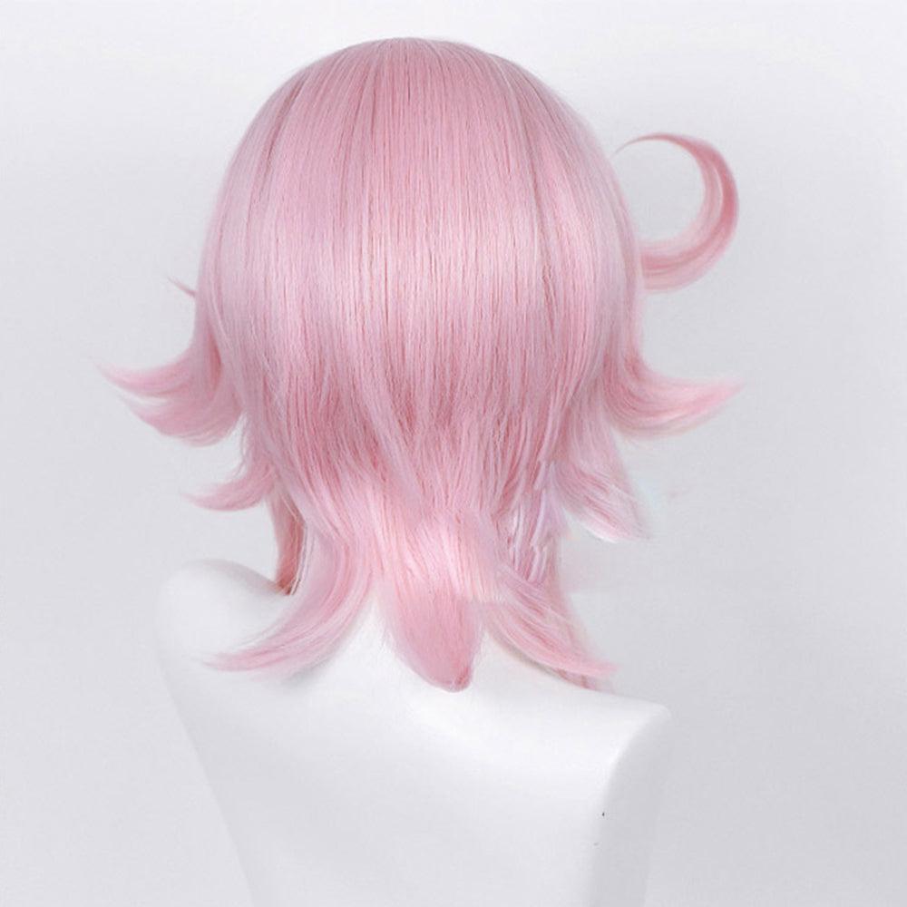coscrew anime genshin impact dori pink medium cosplay wig mm02