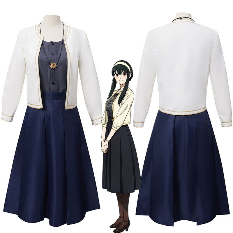 anime spy family yor forger dress cosplay costumes
