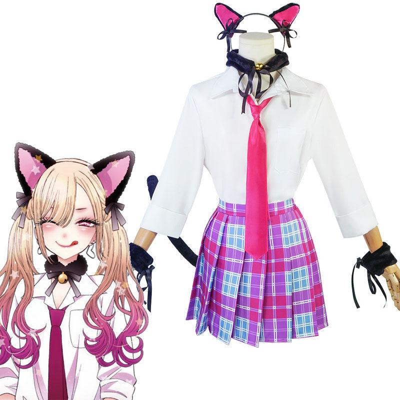 anime my dress up darling marin kitagawa cat uniform cosplay costumes