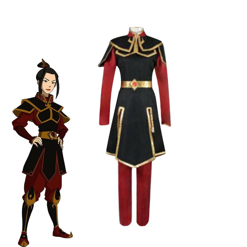 Goth Azula Anime Avatar: The Last Airbender Azula Outfit Cosplay Costume – coscrew