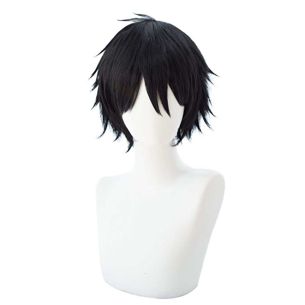coscrew Anime Angels of Death Isaac Foste/Zack Black Short Cosplay Wig 461H - coscrew
