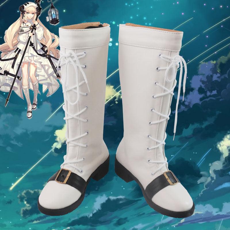 Arknights Nightingale Game Cosplay Boots Shoes for Carnival Anime Party - coscrew