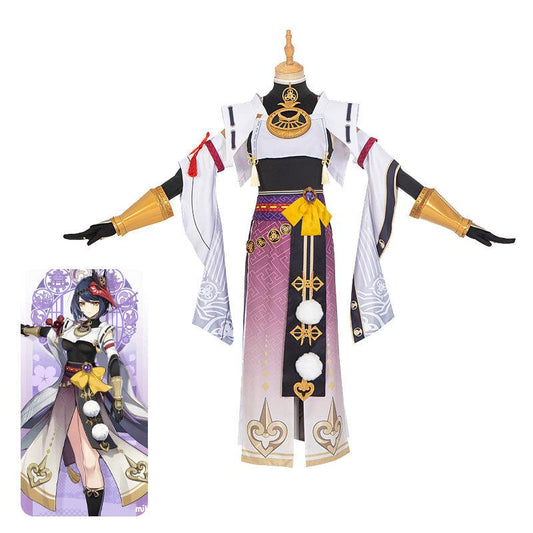 game genshin impact kujo sara fullset cosplay costumes 1