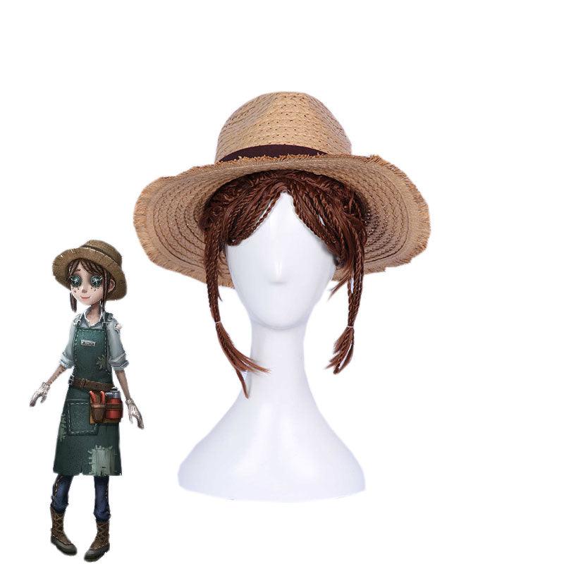 game identity v emma woods short brown cosplay wigs