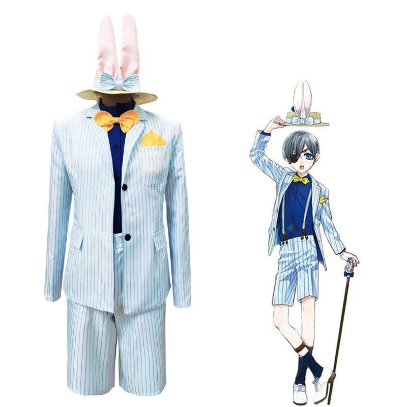 anime black butler ciel phantomhive fullset cosplay costumes
